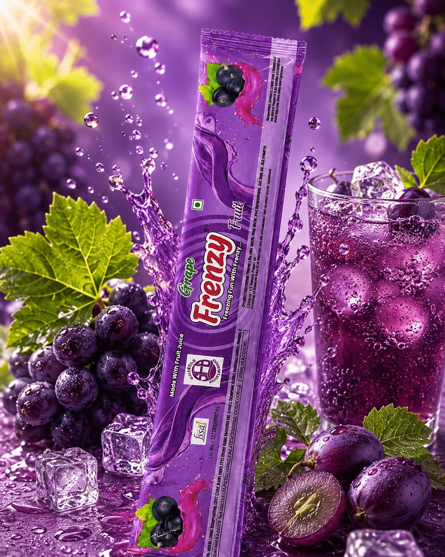 Frenzy Fruit Grapes pack