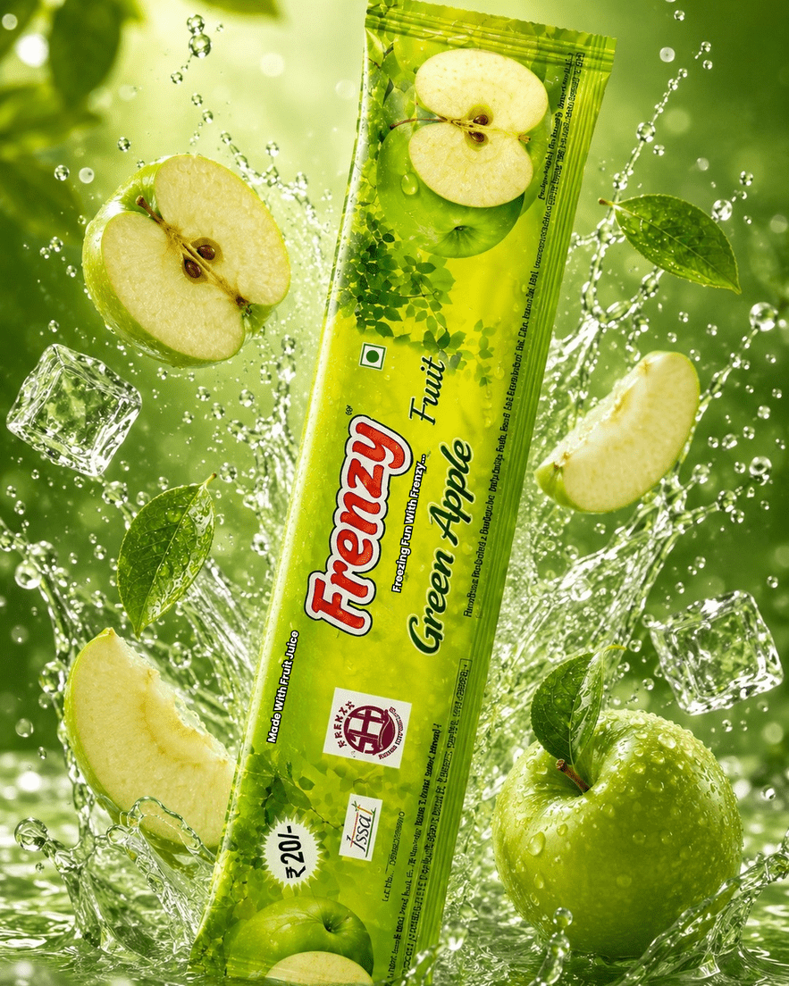 Frenzy Fruit Green Apple pack